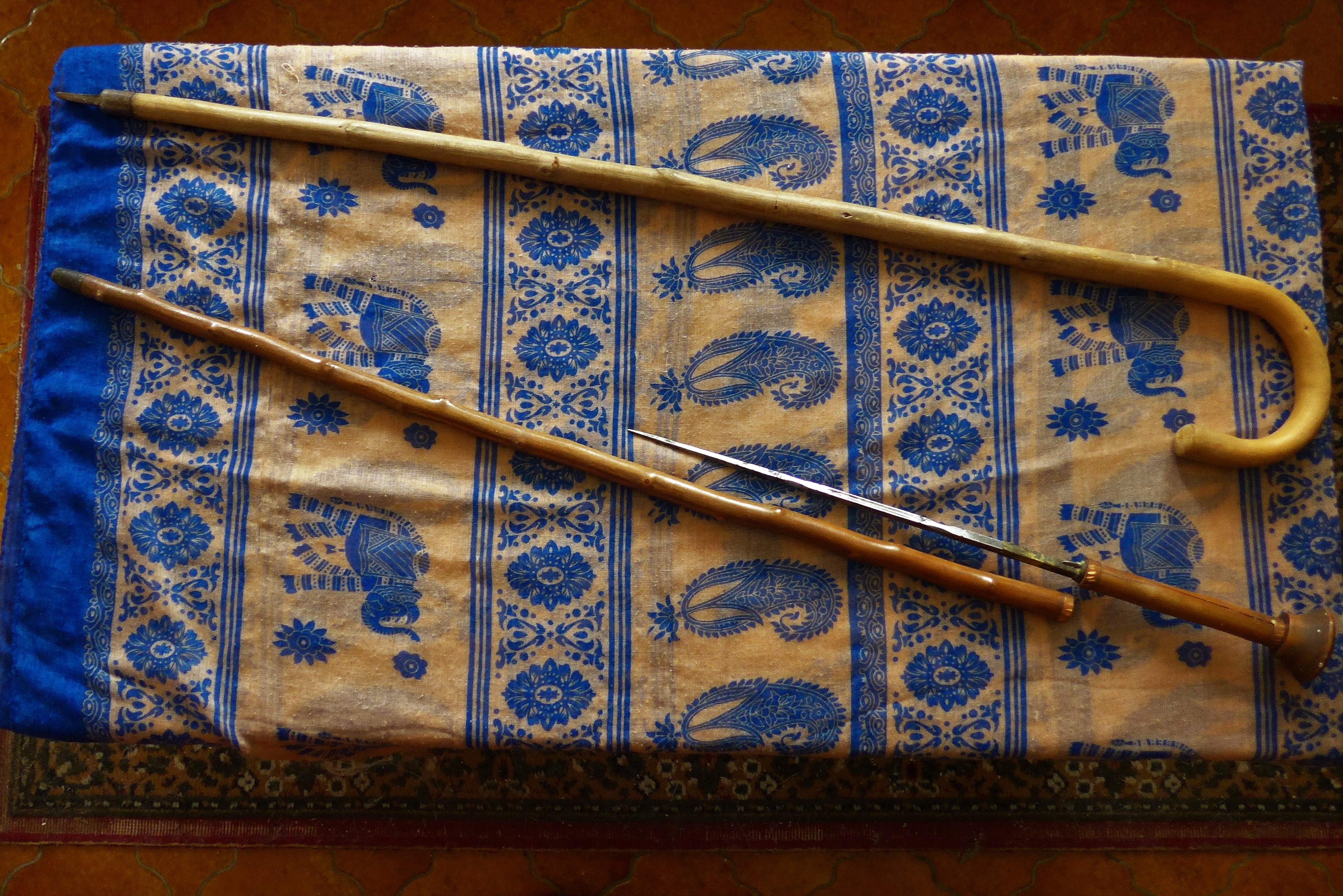 A walking stick showing how foot pain and mobility needs can make leaving home harder