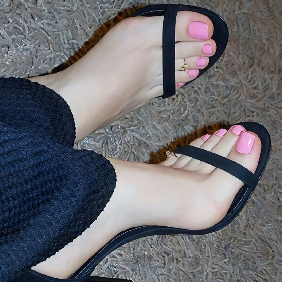 Shoes with enough toe room to reduce pressure on thick toenails