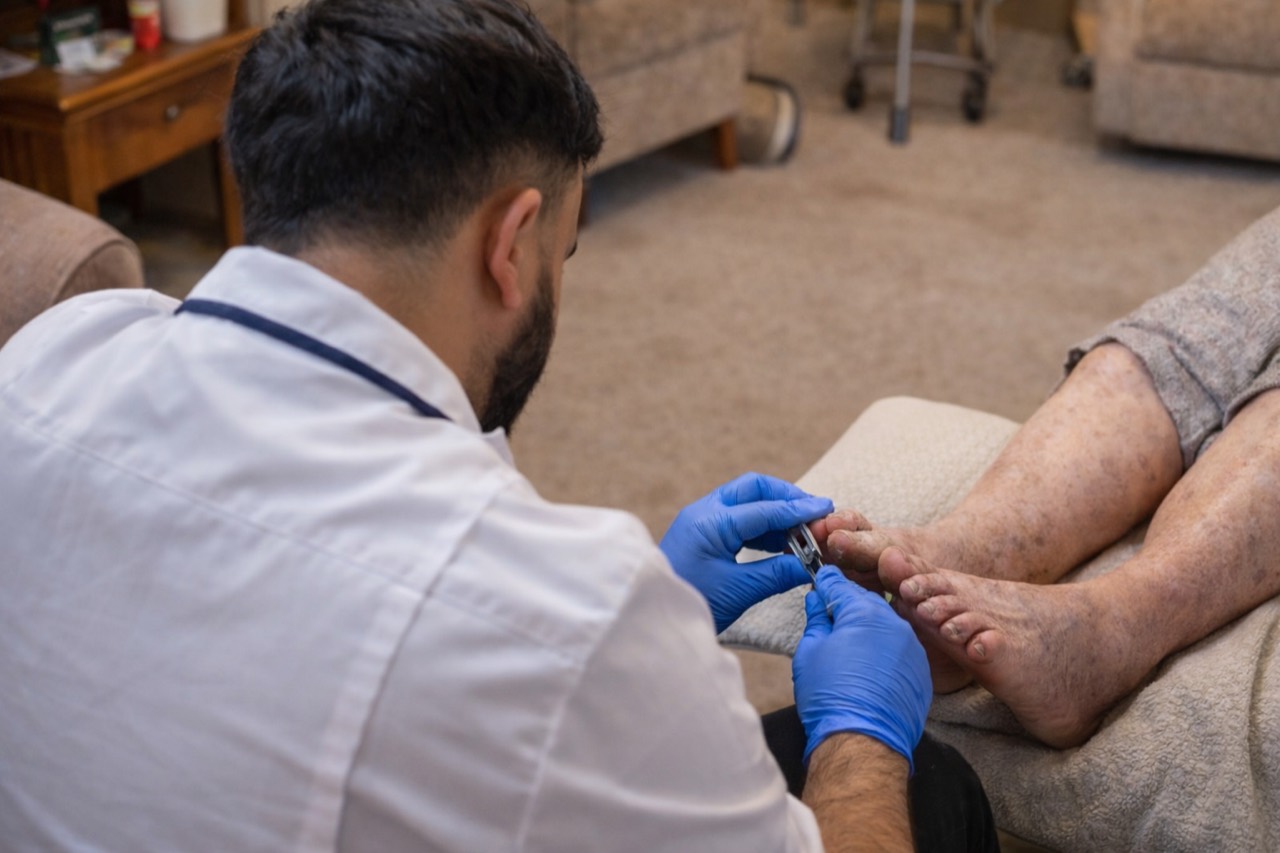 Foot care treatment at home